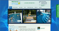 Desktop Screenshot of nerez-bazeny.cz